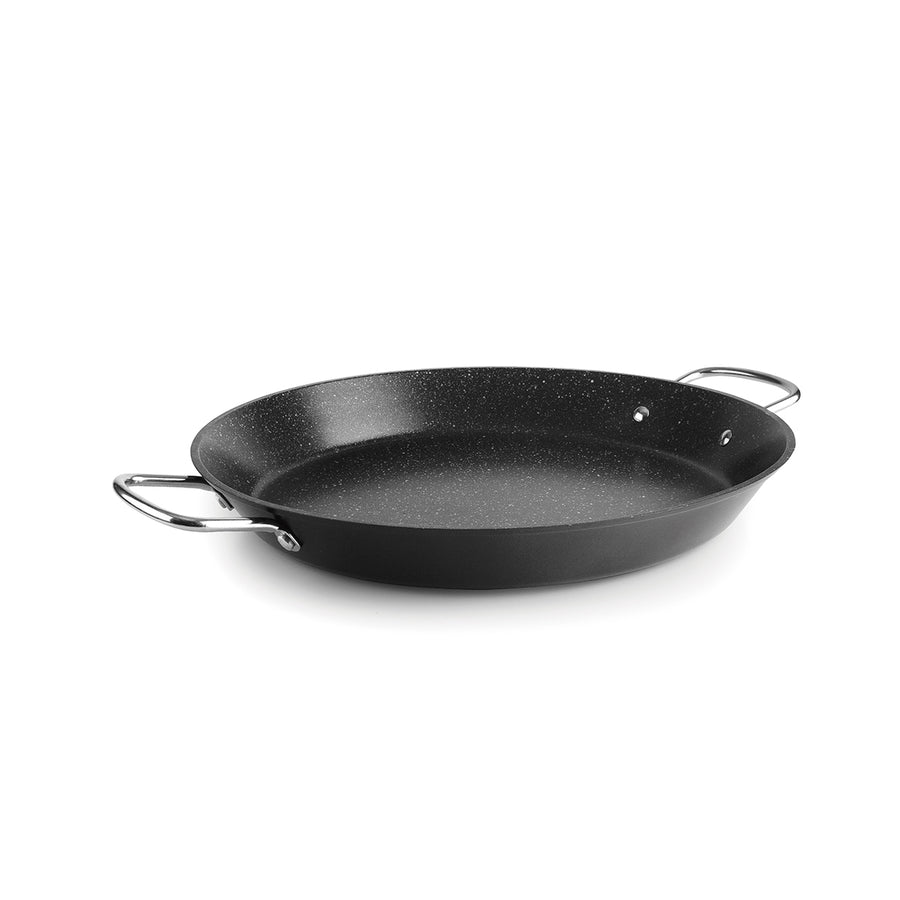IBILI Quarzo - Paellera Antiadherente Ceramic PPG Fusion Pro Titanium 30 cm Apta Inducción