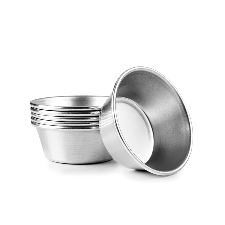 IBILI Sweet - Set de 6 Moldes de Aluminio de Repostería para Pastel de Nata Portugués