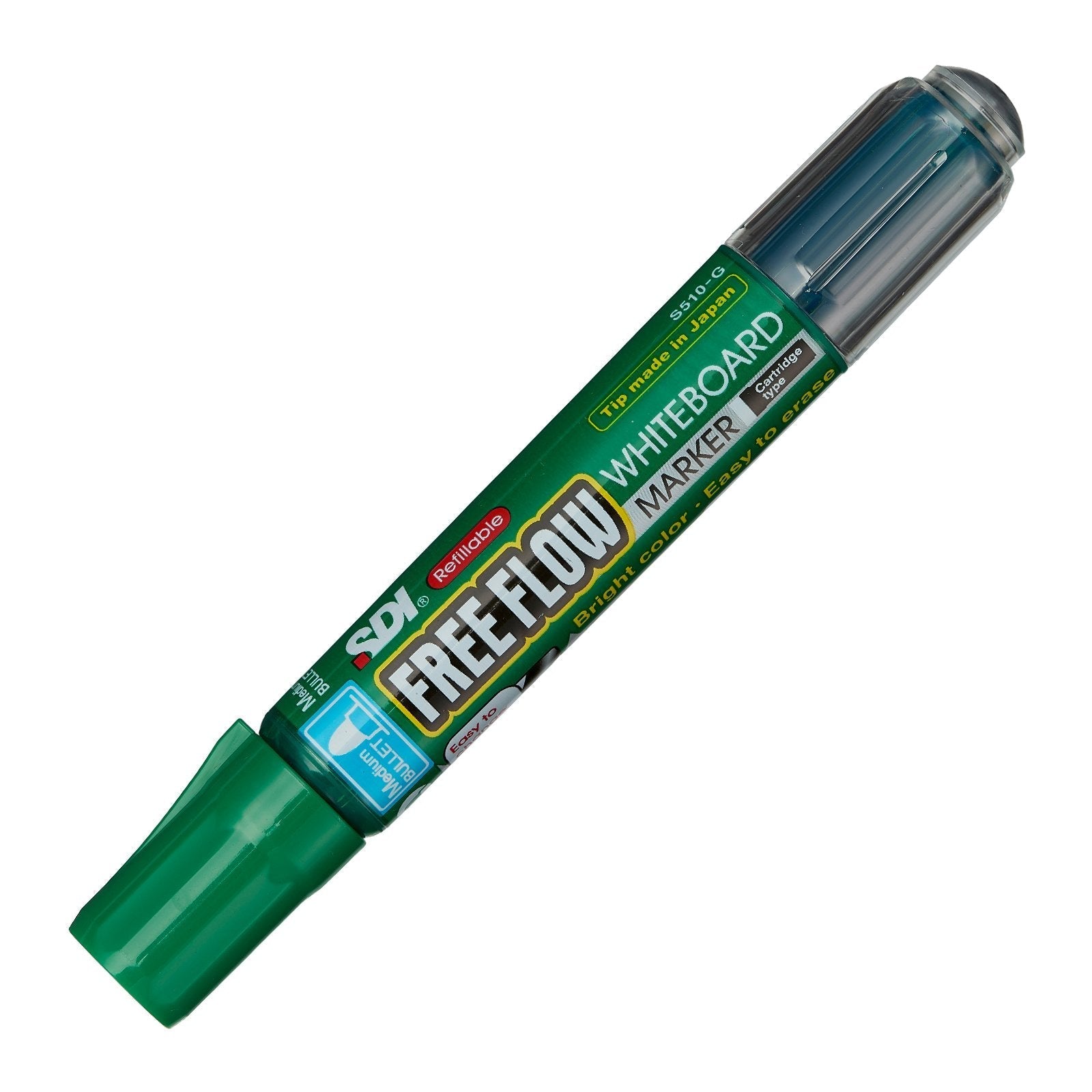 SDI FreeFlow - Rotulador de Pizarra Blanca de Alta Capacidad Recargable. Trazo 2.3 mm