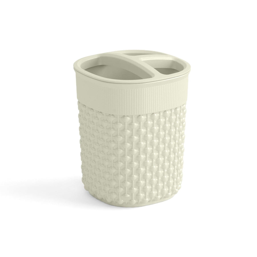 Curver Filo - Vaso Porta Cepillos en Plástico Polipropileno. Blanco