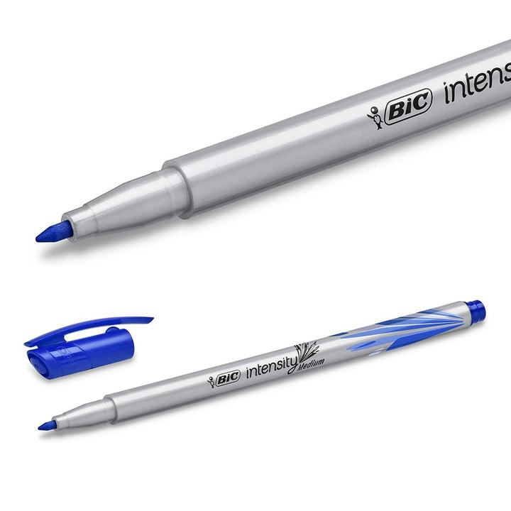 BIC 964893 - Estuche de 12 Rotuladores de Colores INTENSITY Medium Larga Duración