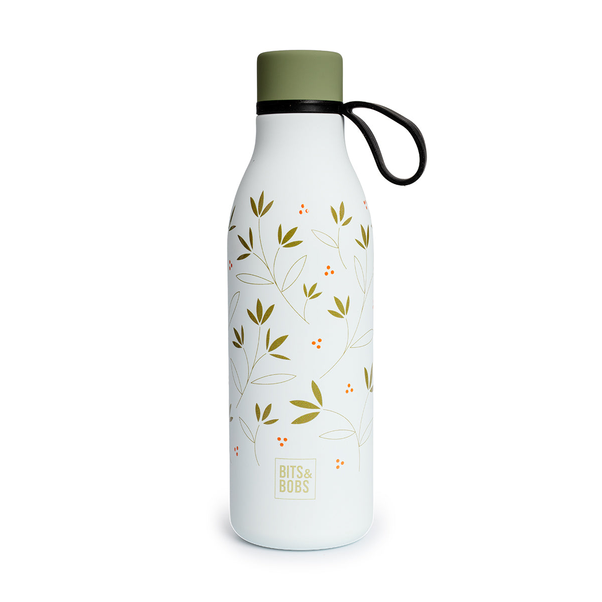 Grafoplas BitsBobs  - Botella Térmica Reutilizable de 0.55L con Interior Cerámico. Botánica