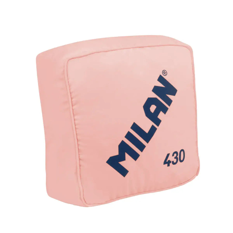 Milan 430 - Cojin Cuadrado de 35 cm 100% Poliéster con Relleno Incluido. Forma Goma Rosa