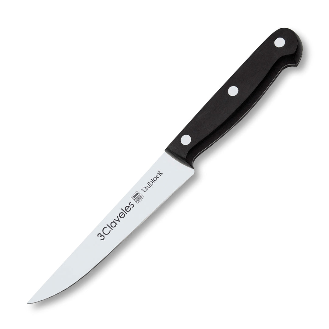 3 Claveles Uniblock - Cuchillo Cocina Profesional 15.5 cm Acero Inoxidable Mango POM