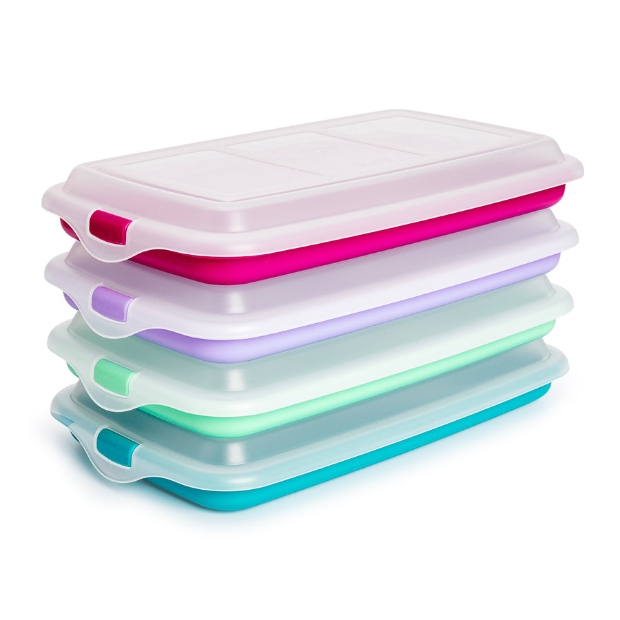 IBILI Deli - Lote de 4 Recipientes Apilables Porta Embutidos y Alimentos. Color Surtido 2026