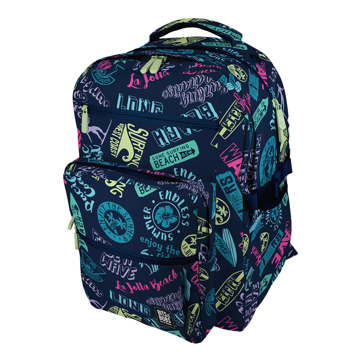 Grafoplás - Mochila Escolar BigPack Reforzada de 3 Compartimentos y Divisor para Portátil. Beach