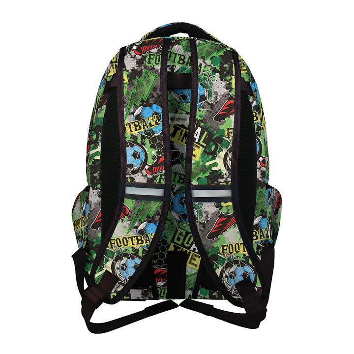 Grafoplás - Mochila Escolar 3 Cremalleras con Divisor Portátil y Adaptable Carrito. Goal Time