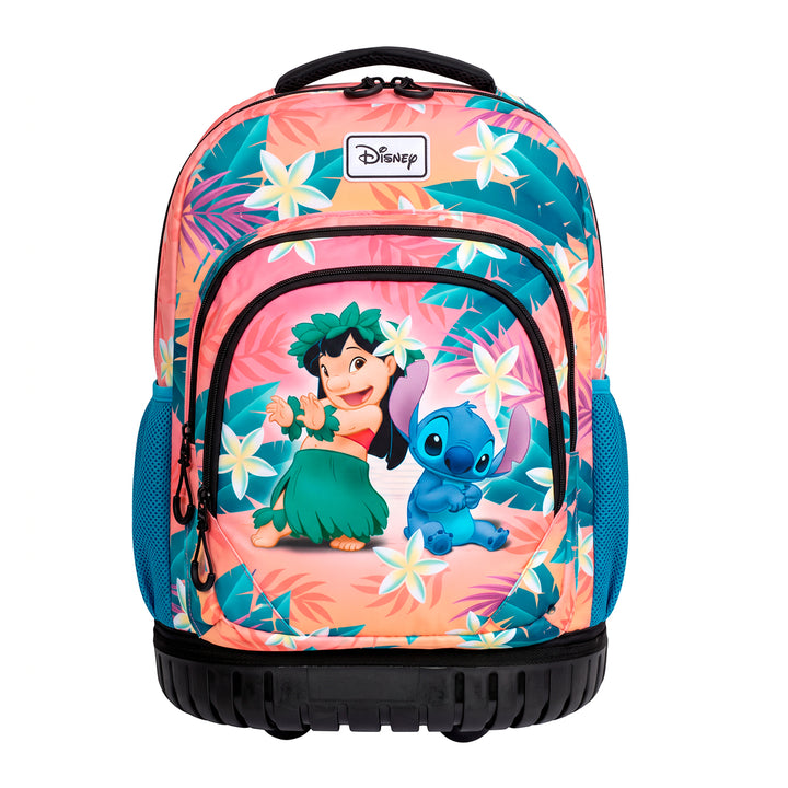 DISNEY Lilo y Stitch Dance - Mochila Escolar con Ruedas Trolley GTS FAN 3.0 Multicolor