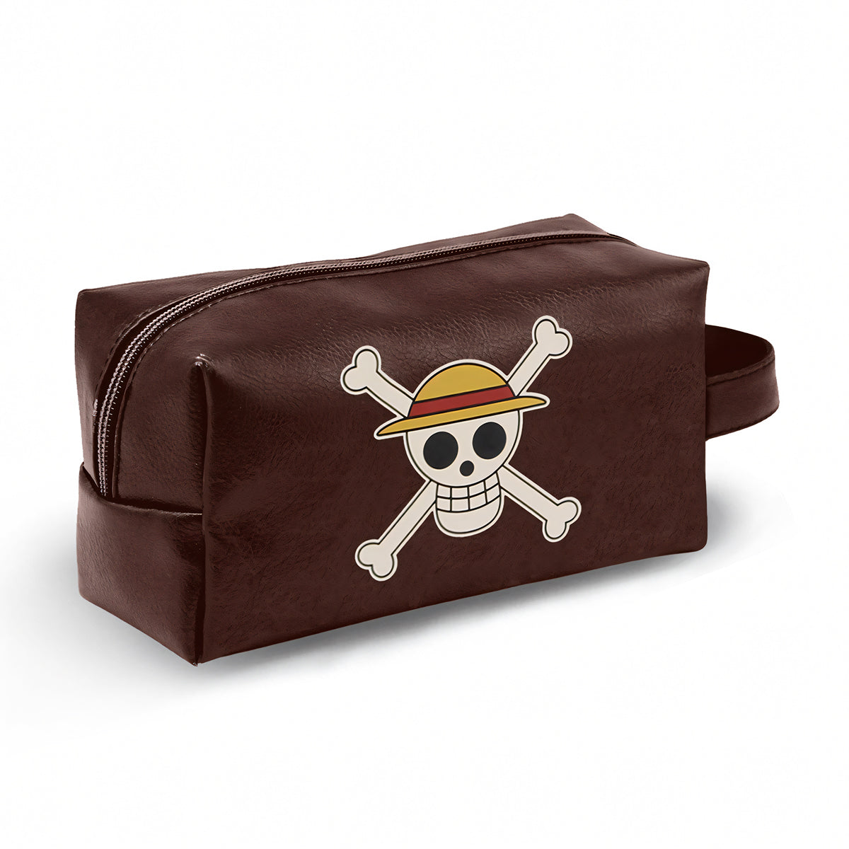 KARACTERMANIA - Neceser de Viaje y Mochila Brick Plus One Piece Skull. Marrón