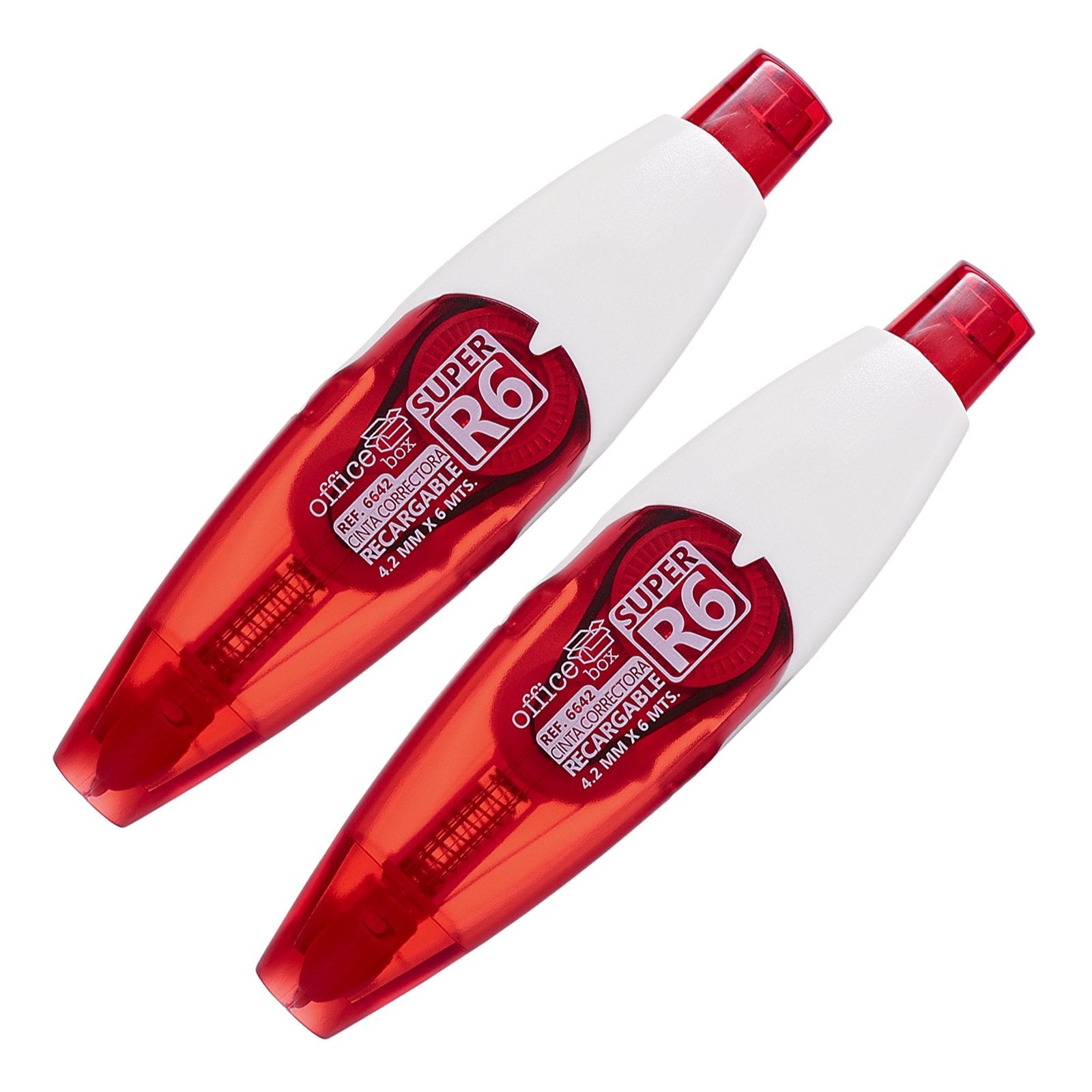 SDI Super R6 - Pack de 2 Cintas Correctoras Retráctiles 4.2 mm