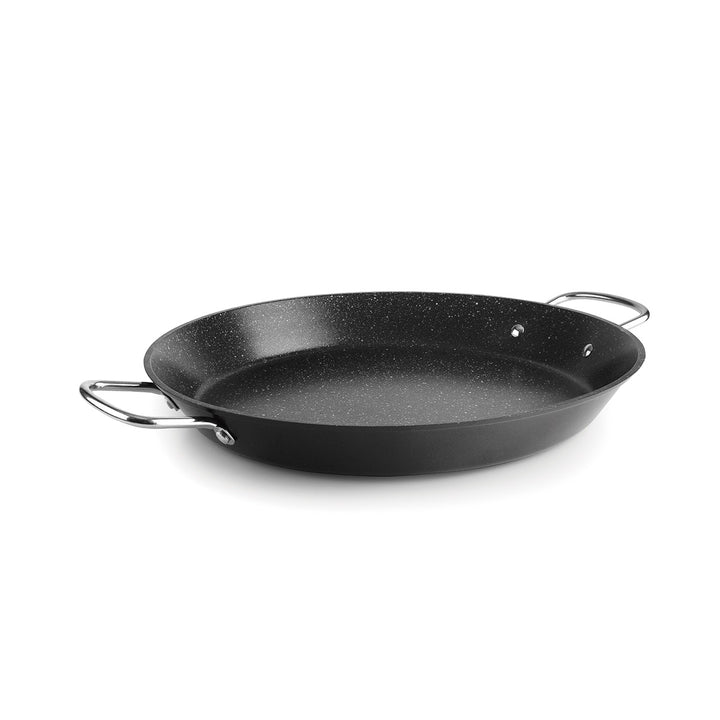 IBILI Quarzo - Paellera Antiadherente Ceramic PPG Fusion Pro Titanium 34 cm Apta Inducción