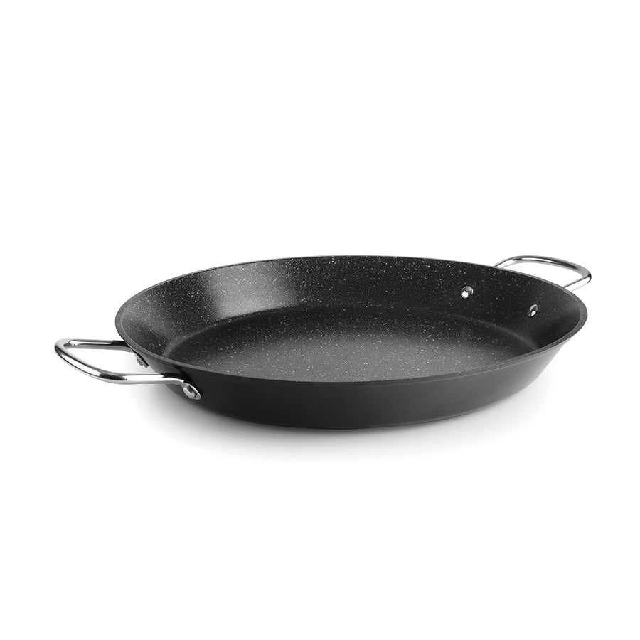 IBILI Quarzo - Paellera Antiadherente Ceramic PPG Fusion Pro Titanium 38 cm Apta Inducción