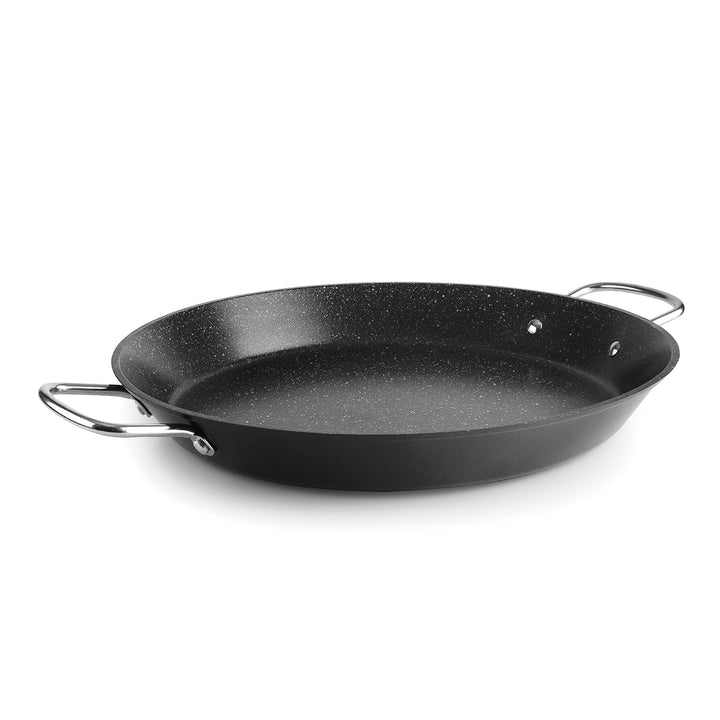 IBILI Quarzo - Paellera Antiadherente Ceramic PPG Fusion Pro Titanium 42 cm Apta Inducción