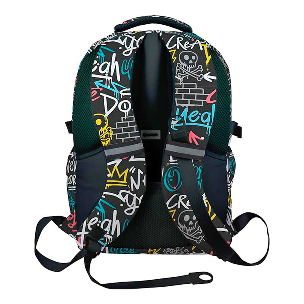 Grafoplás - Mochila Escolar BigPack Reforzada de 3 Compartimentos y Divisor para Portátil. Wall