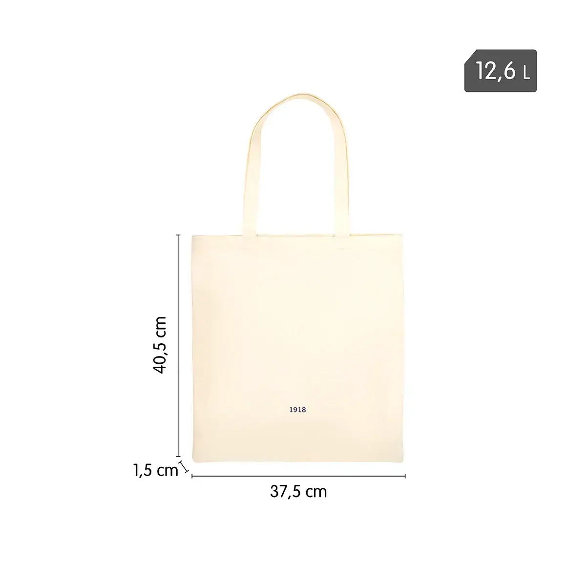 MILAN 430 - Bolsa Multiusos Tote Bag Colección 1918 Medida 41 x 38 cm. Beige