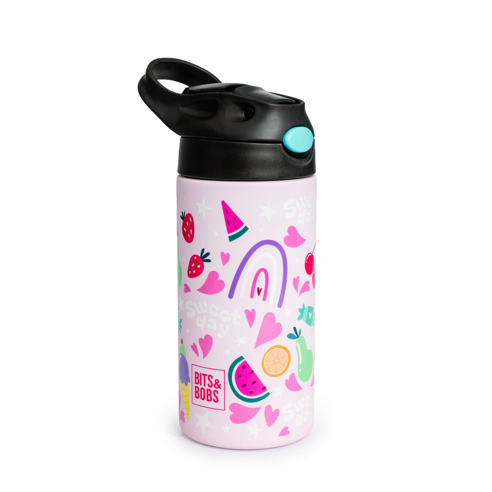 Grafoplas Kids - Botella Térmica Reutilizable de 0.38L Acero con Interior Cerámico. Sweet Day