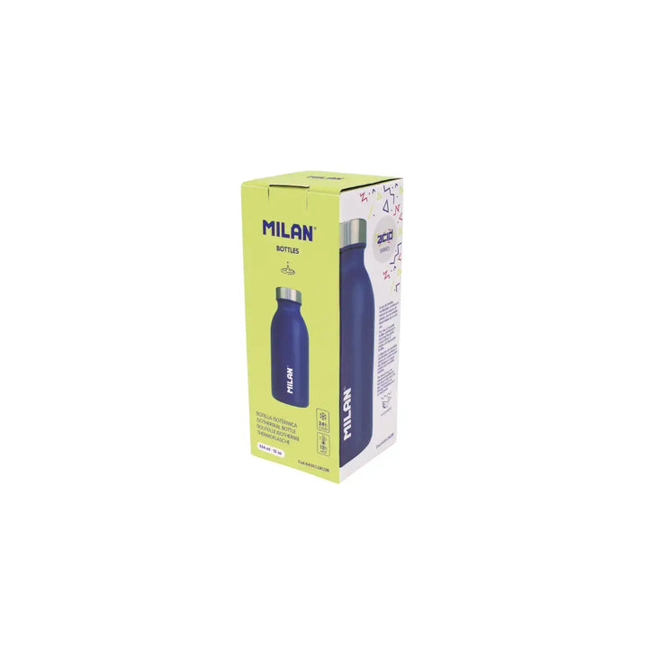 MILAN Acid - Botella Térmica Reutilizable 0.35L en Acero Inoxidable. Azul