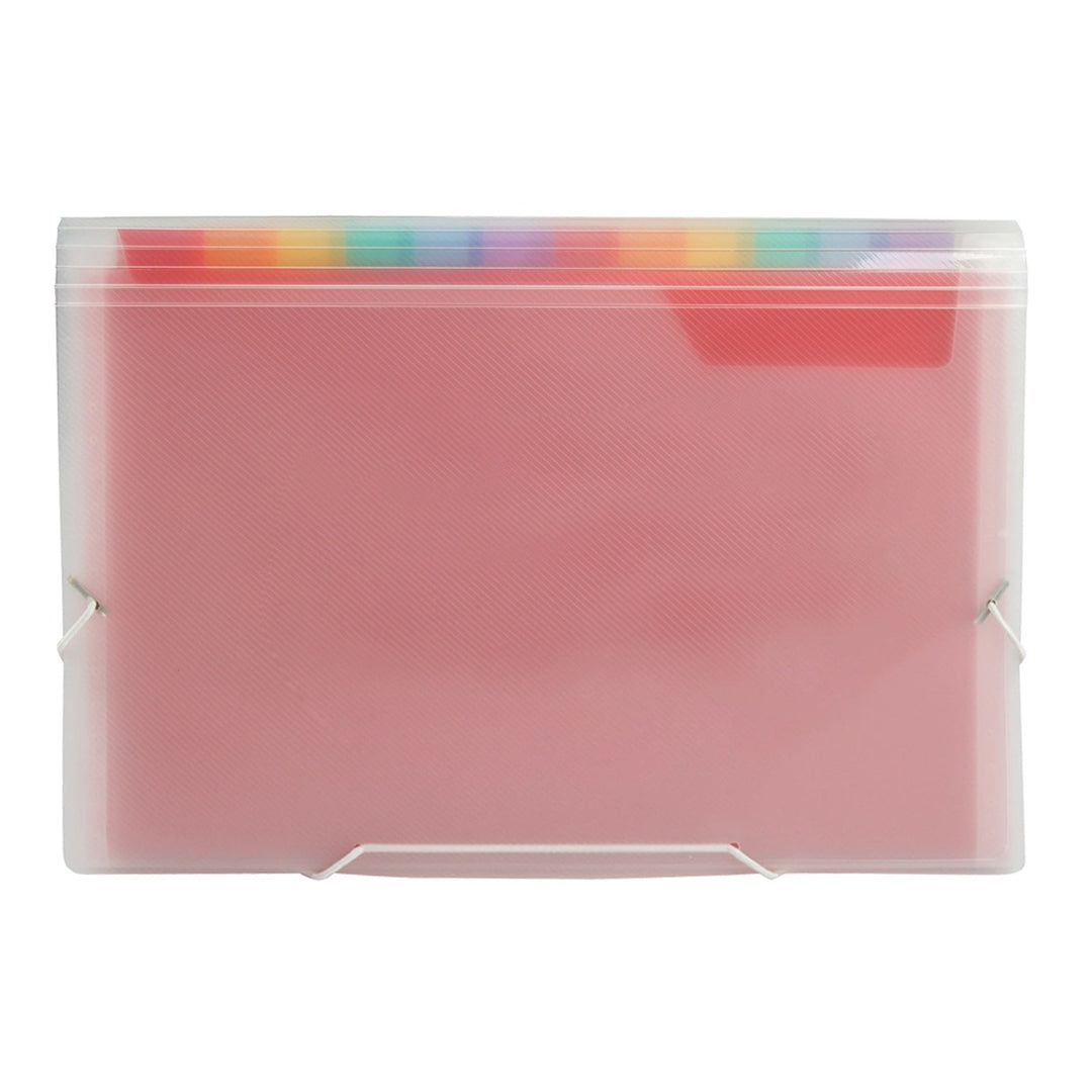 LIDERPAPEL - Carpeta Clasificadora Fuelle Polipropileno DIN A4. Spectrafile