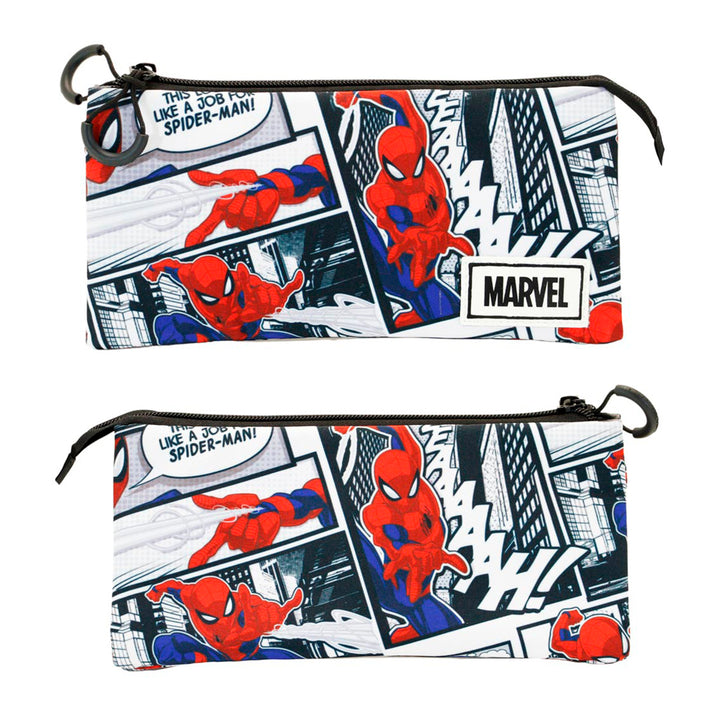 ColePack Spiderman - Estuche Triple de 2 Cremalleras con Material Escolar. Stories