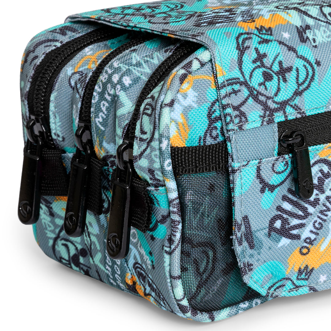 ColePack Design - Estuche Triple de 3 Cremalleras con Material Escolar Incluido. Bear