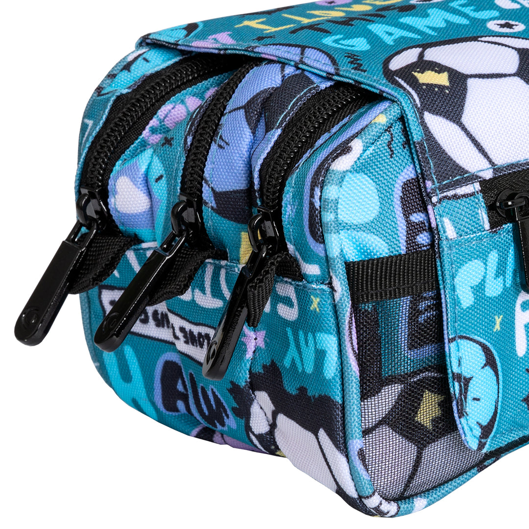 Grafoplás Design - Estuche Portatodo Triple con Solapa para Material Escolar. Hero