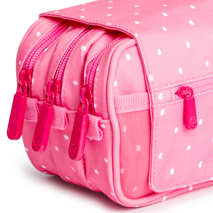 Grafoplás Design - Estuche Portatodo Triple con Solapa para Material Escolar. Mafalda Friends