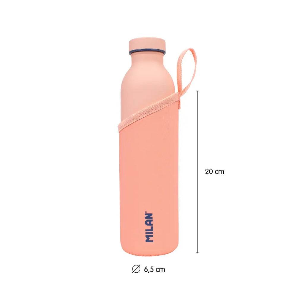 MILAN 1918 - Funda Protectora de Neopreno para Botella Isotérmica de 0.59L Rosa