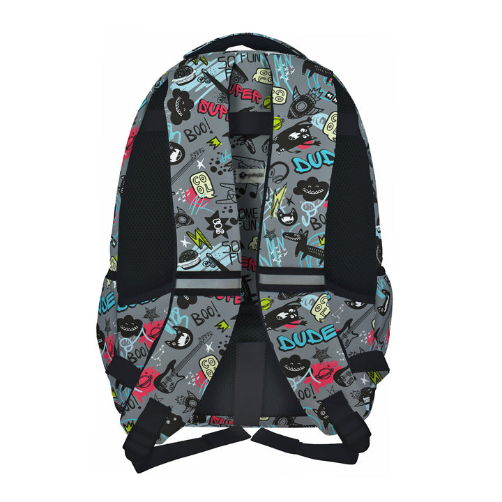 Grafoplás - Mochila Escolar 3 Cremalleras con Divisor Portátil y Adaptable Carrito. Awesome