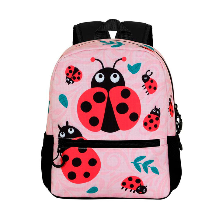 OH MY POP! Ladybug - Mochila Sweet Escolar Pequeña de 9.5L Impermeable. Rosa