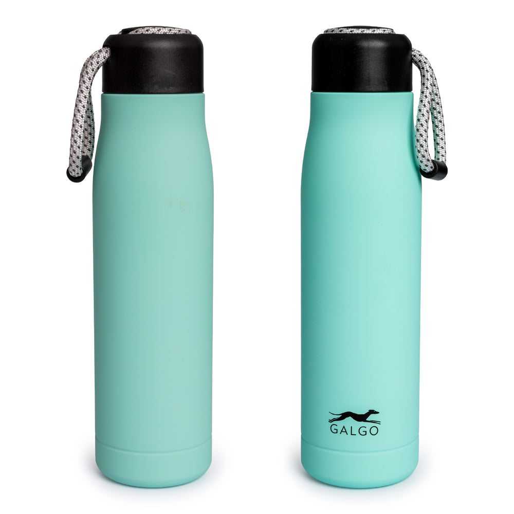 Grafoplas Galgo - Botella Térmica Reutilizable de 0.54L con Interior Cerámico. Verde