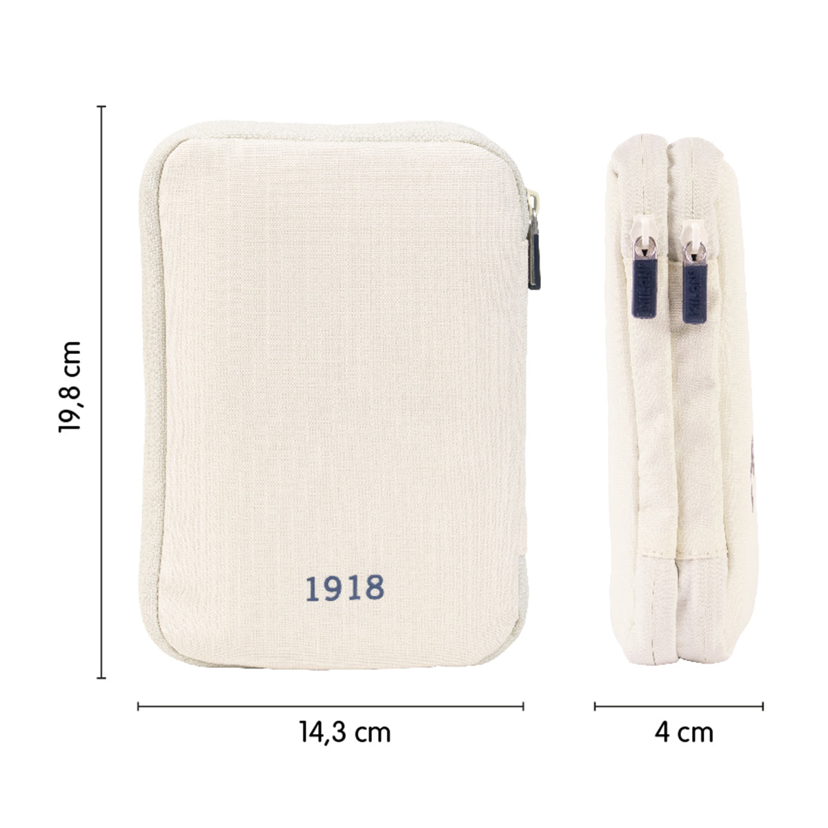 MILAN - Plumier de 2 Pisos con Contenido de 36 Piezas. Colección 430 since 1918. Beige