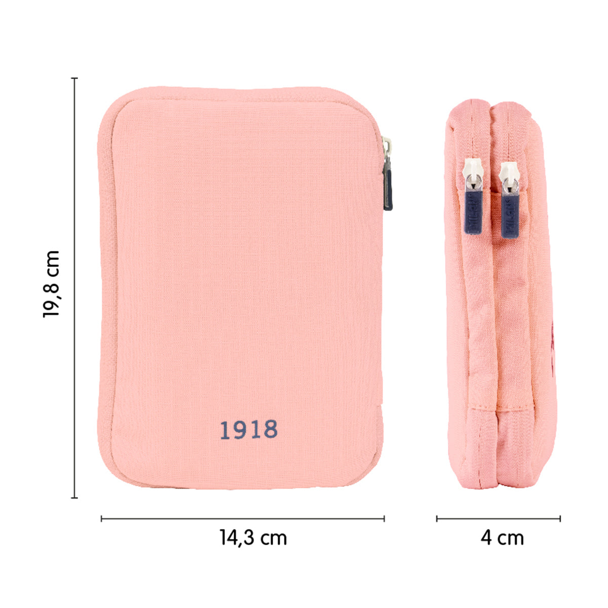 MILAN - Plumier de 2 Pisos con Contenido de 36 Piezas. Colección 430 since 1918. Rosa