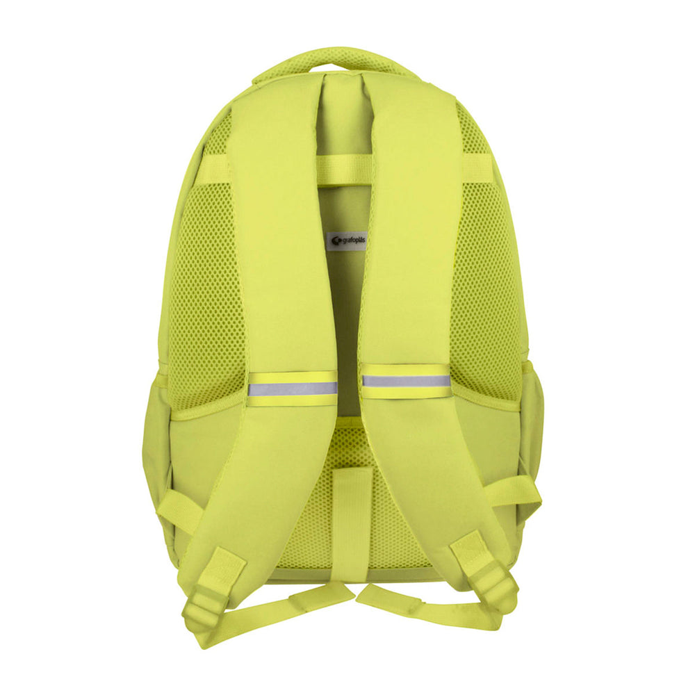 Grafoplás Kuru - Mochila Escolar 3 Cremalleras con Divisor para Portátil. Adaptable Carrito. Turquesa