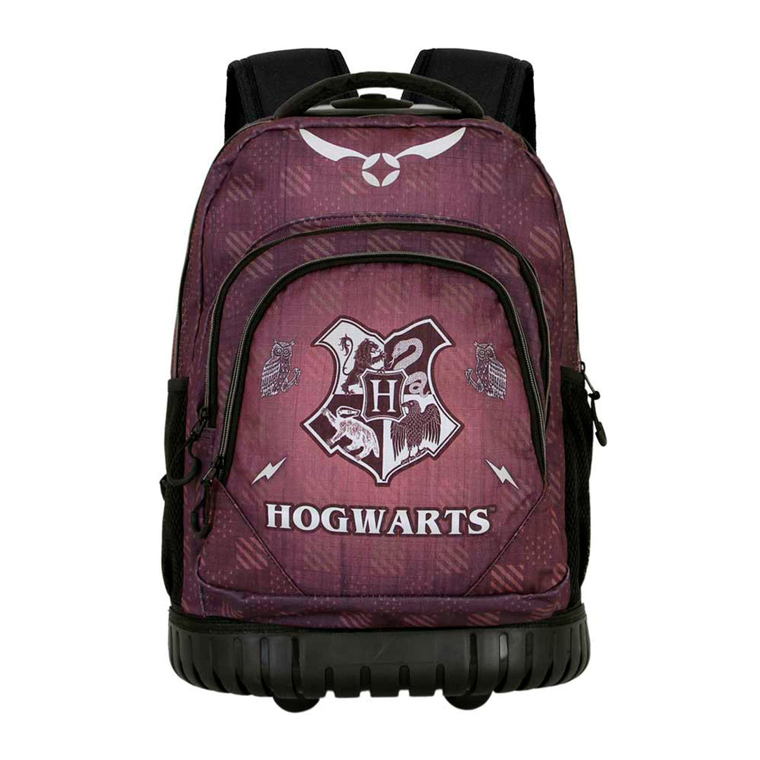 KARACTERMANIA - Harry Potter Hogwarts Mochila Escolar con Ruedas Trolley