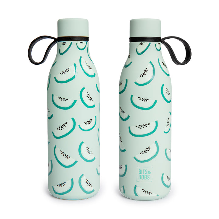 Grafoplas BitsBobs  - Botella Térmica Reutilizable de 0.55L con Interior Cerámico. Kiwi