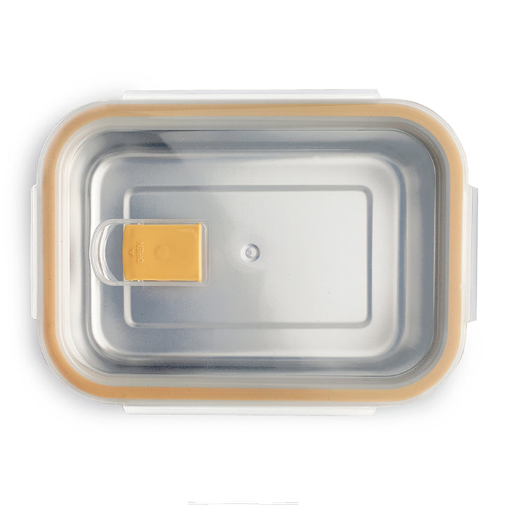 IBILI Keepklin Air Vent - Recipiente Rectangular de 1.6L en Acero Inoxidable Apto Microondas