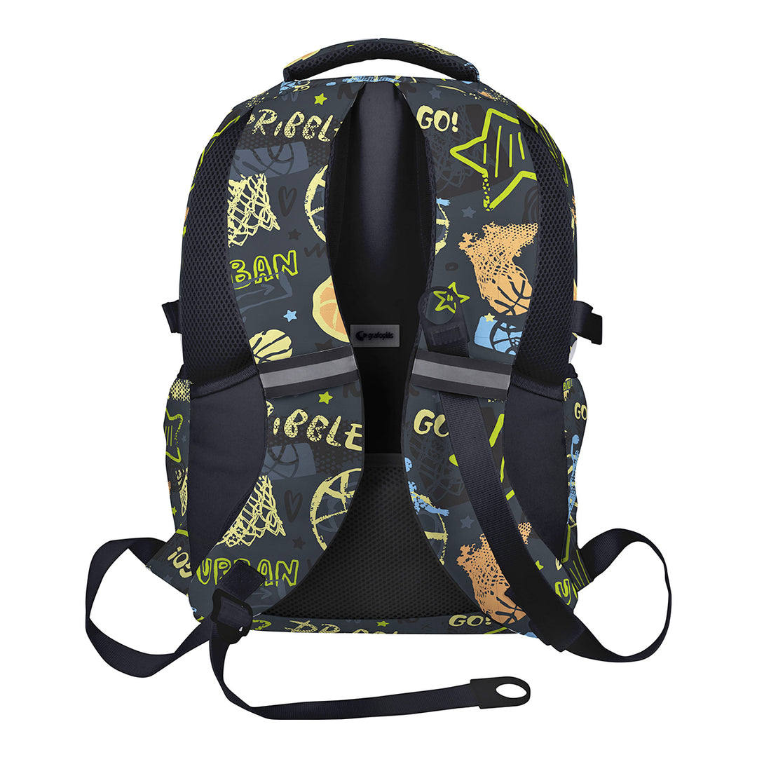 Grafoplás - Mochila Escolar BigPack Reforzada de 3 Compartimentos y Divisor para Portátil. Streetball
