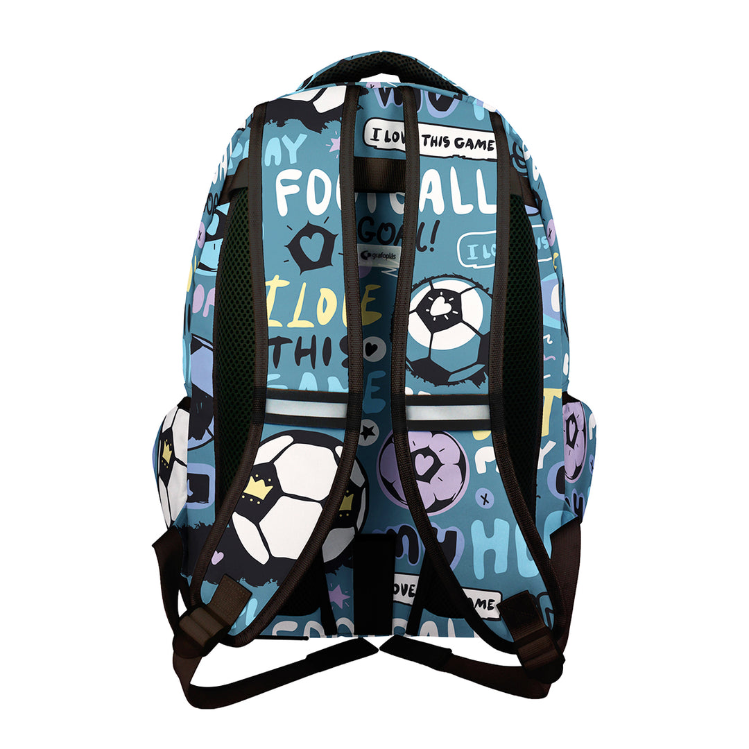 Grafoplás - Mochila Escolar 3 Cremalleras con Divisor Portátil y Adaptable Carrito. Hero