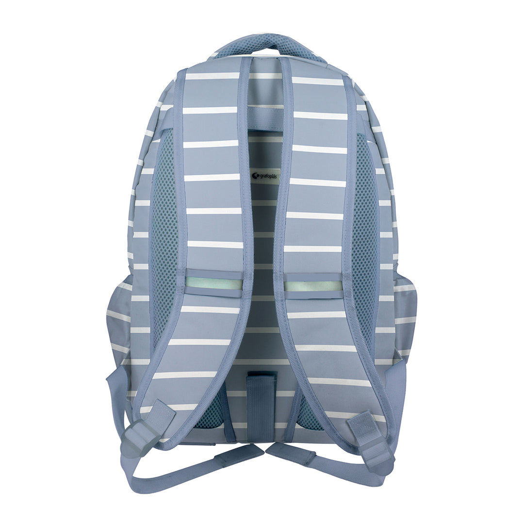 Grafoplás - Mochila Escolar 3 Cremalleras con Divisor Portátil y Adaptable Carrito. Mafalda Boat