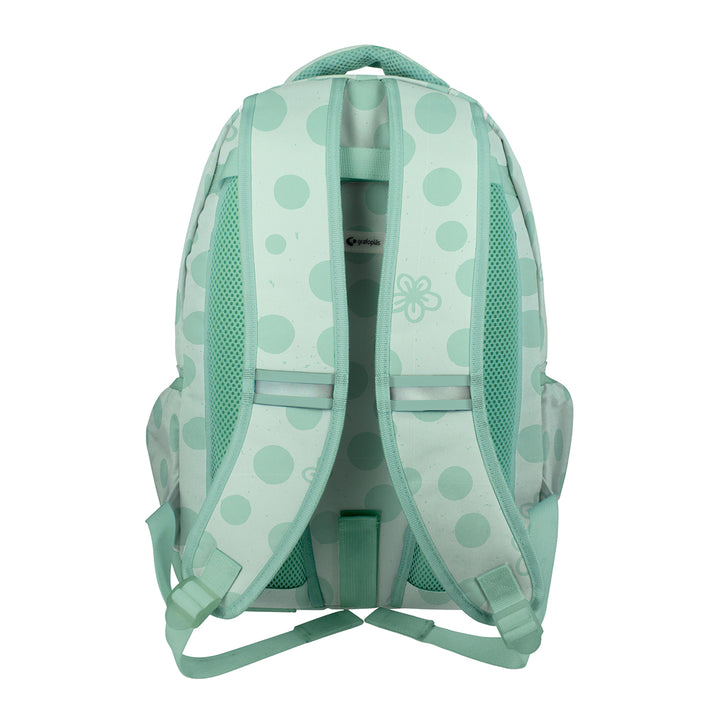 Grafoplás - Mochila Escolar 3 Cremalleras con Divisor Portátil y Adaptable Carrito. Mafalda Kiss