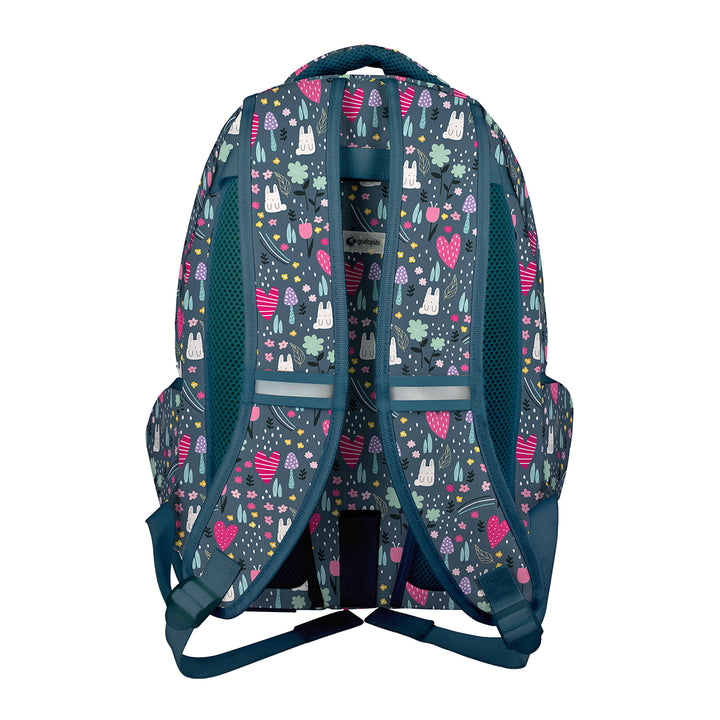 Grafoplás - Mochila Escolar 3 Cremalleras con Divisor Portátil y Adaptable Carrito. Park