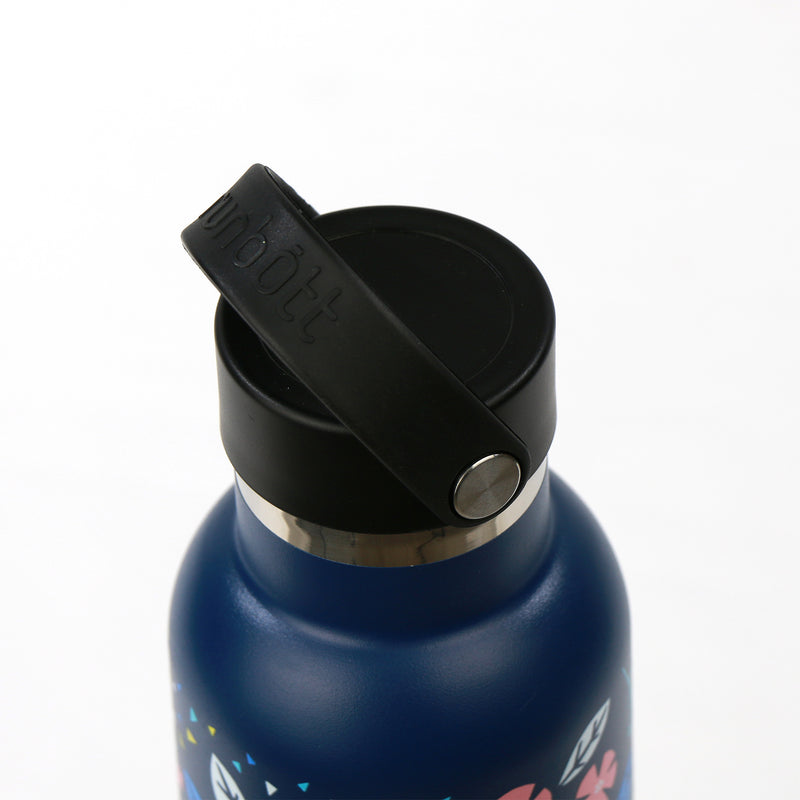 Runbott Nieves Herranz - Botella Térmica de 0.6L con Interior Cerámico. Floral
