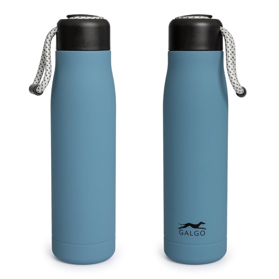 Grafoplas Galgo - Botella Térmica Reutilizable de 0.54L con Interior Cerámico. Azul