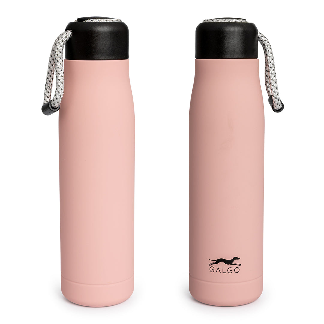 Grafoplas Galgo - Botella Térmica Reutilizable de 0.54L con Interior Cerámico. Rosa