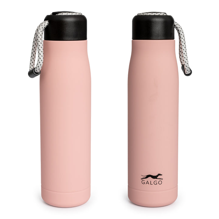 Grafoplas Galgo - Botella Térmica Reutilizable de 0.54L con Interior Cerámico. Rosa