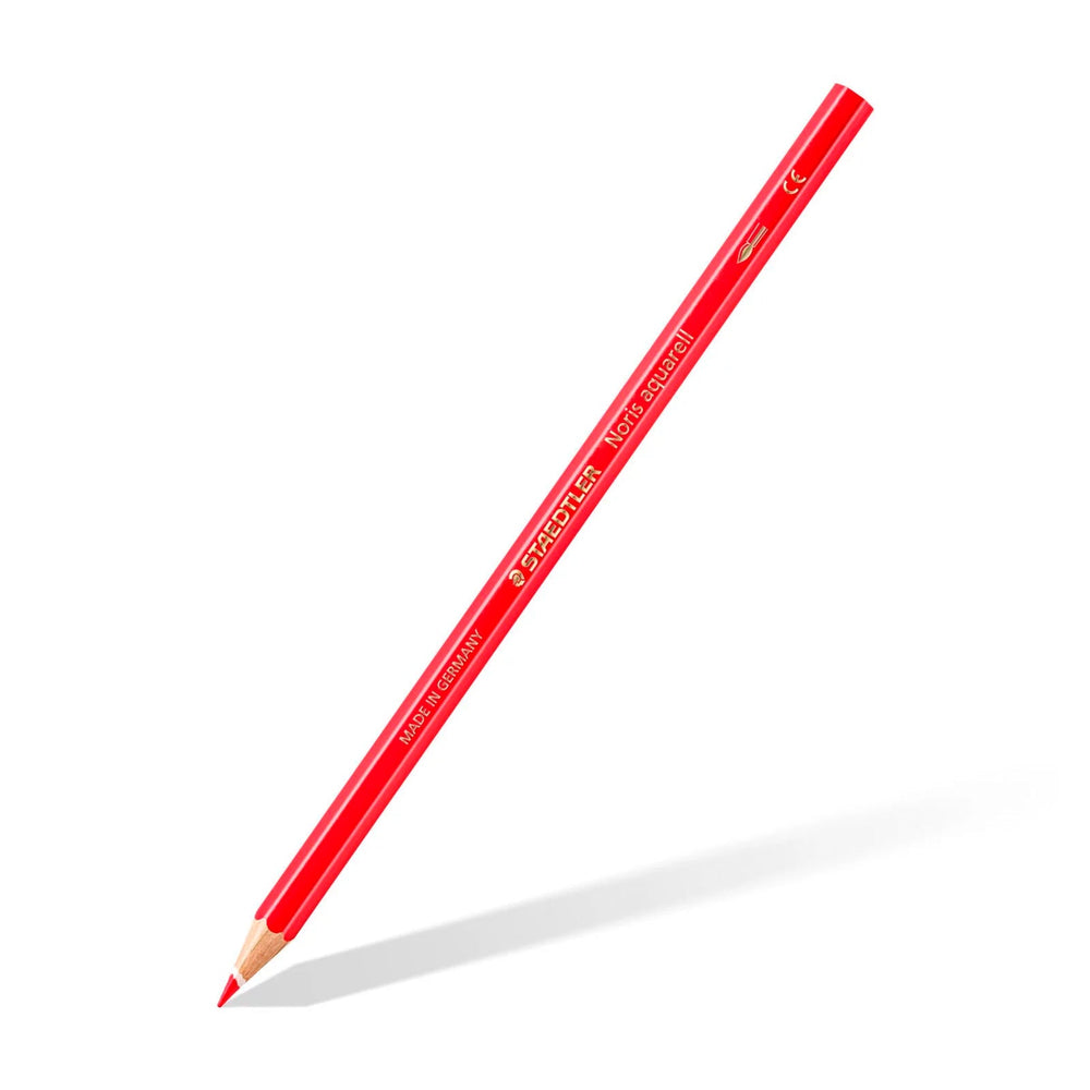 STAEDTLER Noris Aquarell - Set de 12 Lápices de Colores Acuarelables. Incluye Pincel