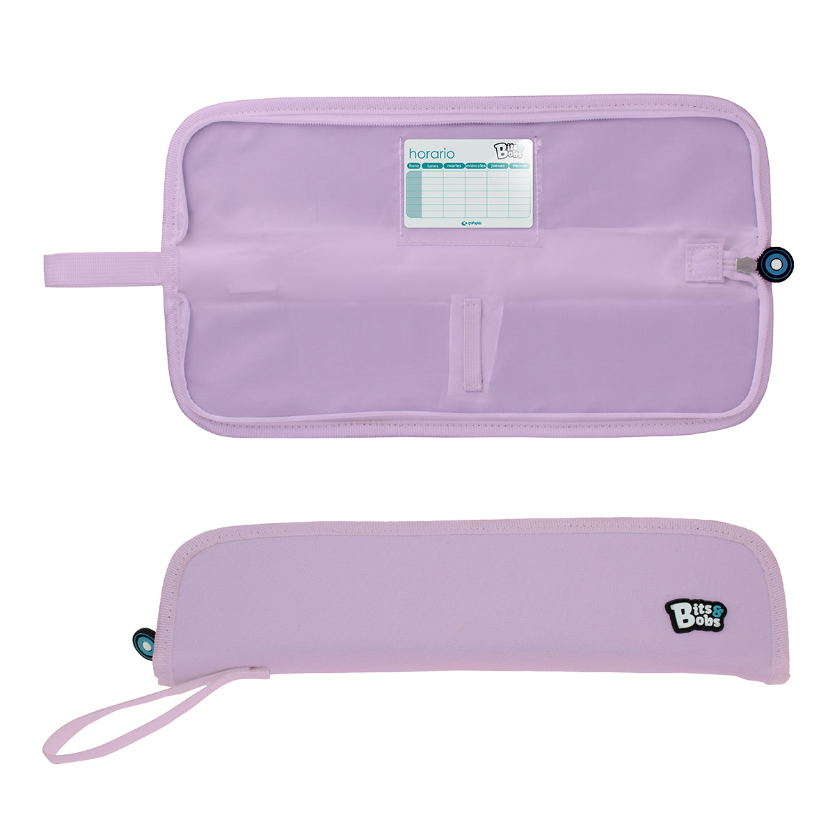 GRAFOPLAS Bits&Bobs - Portaflautas con Cremallera y Cinta para Colgar. Lavanda