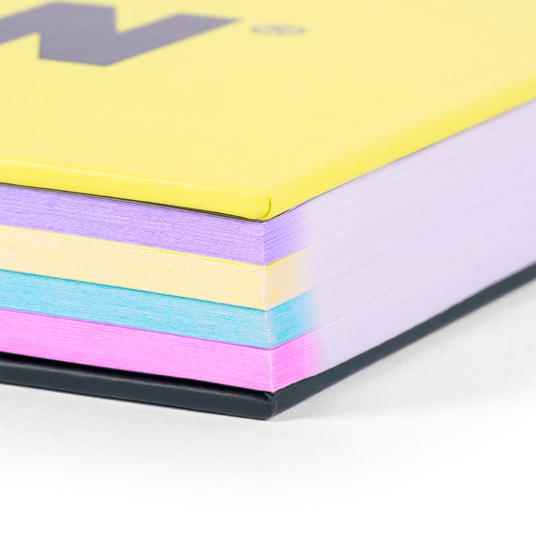 MILAN Sunset - Pack 3 Cuadernos A4 Espiral y Tapa Dura. Papel Pautado 120 Hojas 95gr