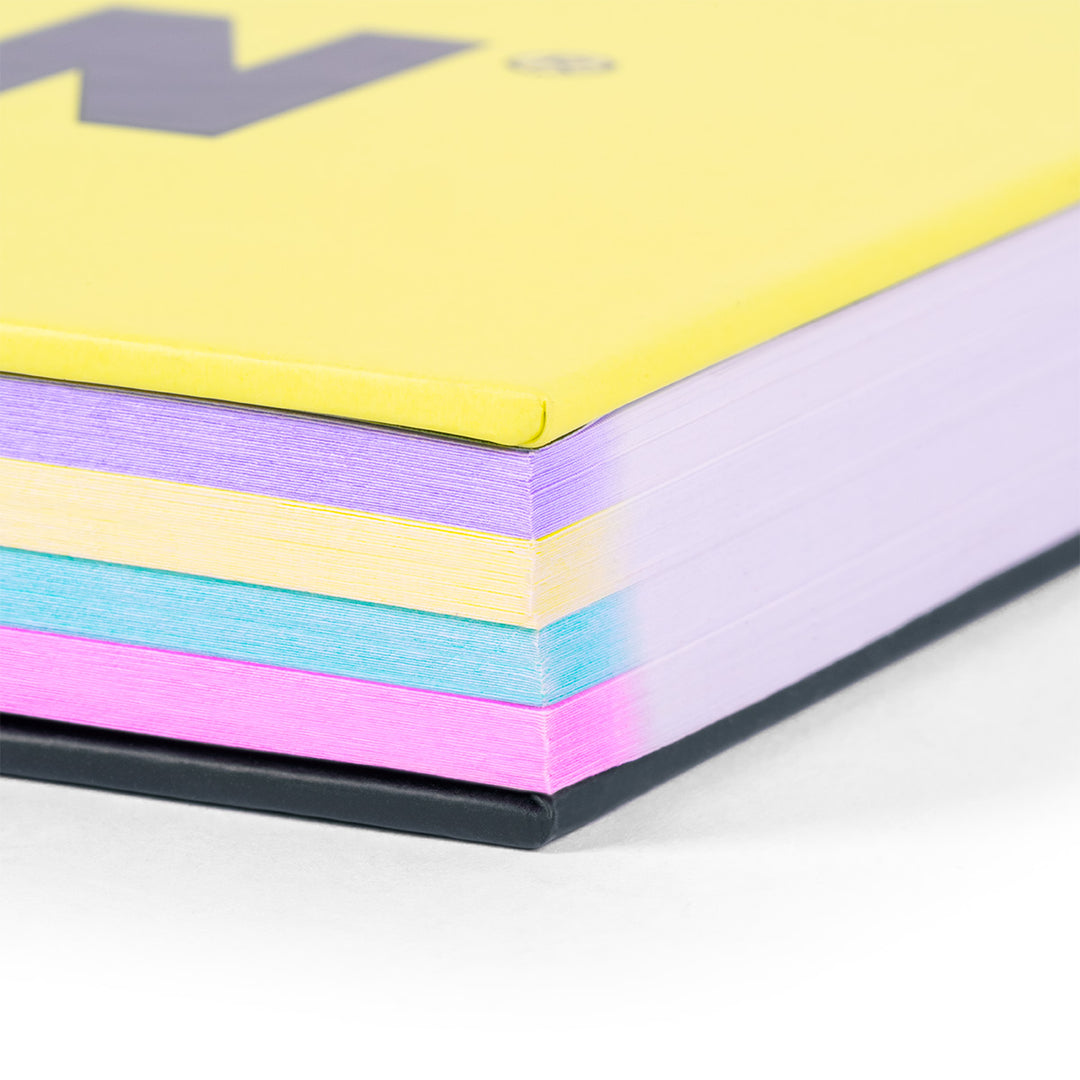 MILAN Sunset - Pack 3 Cuadernos A4 Espiral y Tapa Dura. Papel Cuadriculado 90 Hojas 95gr