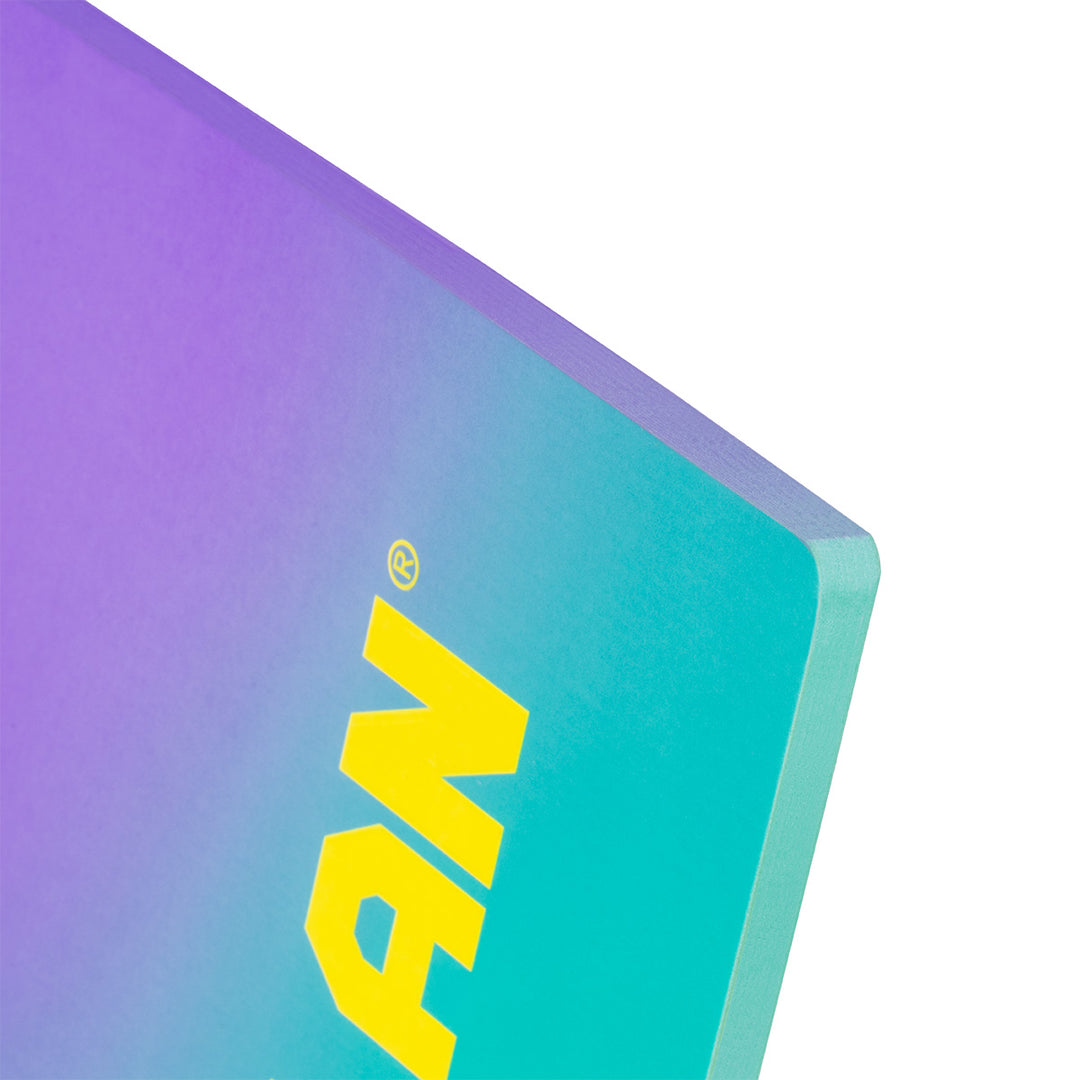 MILAN Sunset - Pack 3 Libretas A4 Encoladas. Papel Cuadriculado 48 Hojas 95gr Turquesa